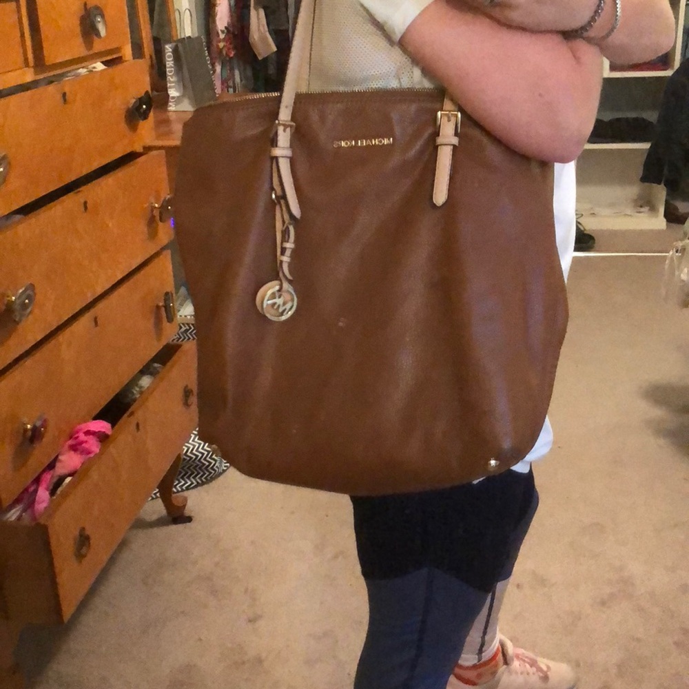 Michael Kors Brown Leather Purse